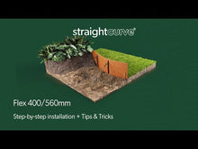 Load and play video in Gallery viewer, Flexline™ Garden Edging 400mm high x 2160mm