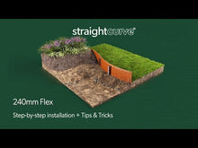 Load and play video in Gallery viewer, Flexline™ Garden Edging 240mm high x 2160mm