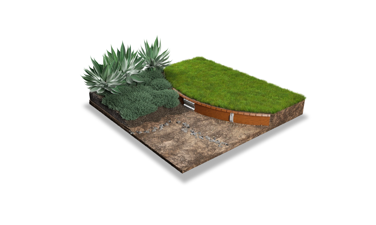 Flex ClickConnect™ Garden Edging 100mm – New & Improved for 2025 – STOCK ARRIVING SOON - – Supplied as 4 x 1800mm lengths