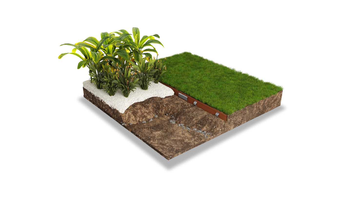 Rigid ClickConnect™ Garden Edging 100mm – New & Improved for 2025 – STOCK ARRIVING SOON – Supplied as 4 x 1800mm lengths