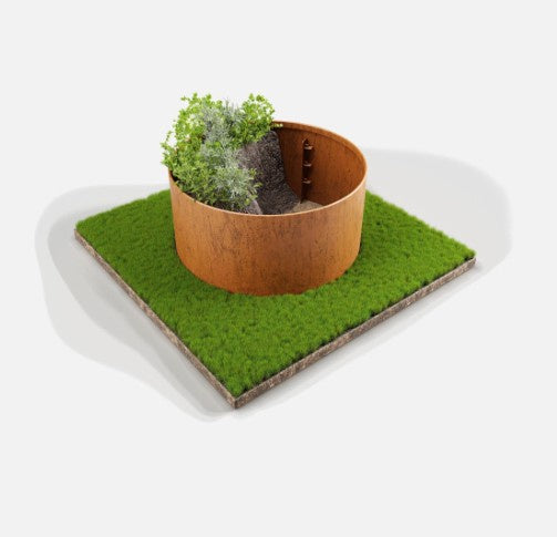 Pre-Curved Ring 400mm – diameter 800mm - Weathering Steel