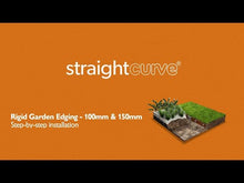 Load and play video in Gallery viewer, Rigid ClickConnect™ Garden Edging 150mm – New &amp; Improved for 2025 – STOCK ARRIVING SOON – Supplied as 4 x 1800mm lengths
