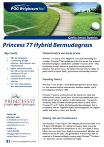 Princess 77 Hybrid Bermudagrass (11.34Kg)