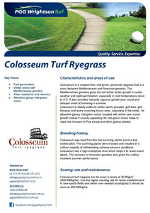 Colosseum Ryegrass Seed