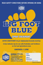 Load and play video in Gallery viewer, Big Foot Blue Dye (93g/L SULPHONATED AROMATIC DYE)
