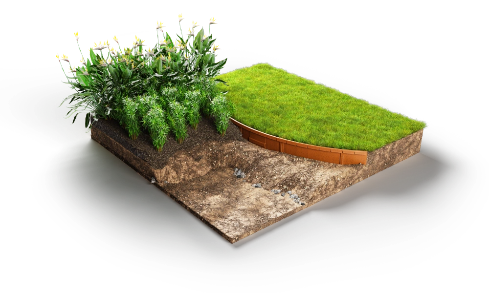 Flexline™ Garden Edging 100mm high x 2200mm