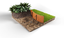 Load image into Gallery viewer, Flexline™ Garden Edging 400mm high x 2160mm
