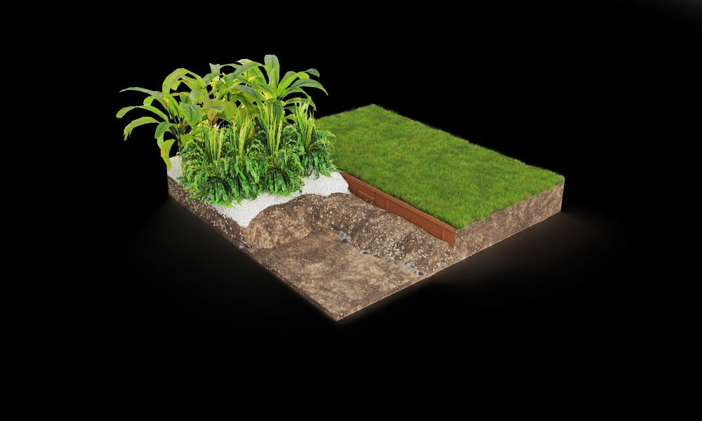 Rigidline™ Garden Edging 100mm high x 2200mm