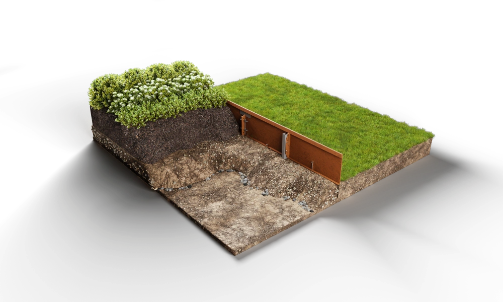 Rigidline™ Garden Edging 240mm high x 2160mm