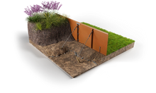 Load image into Gallery viewer, Rigidline™ Garden Edging 560mm high x 2160mm
