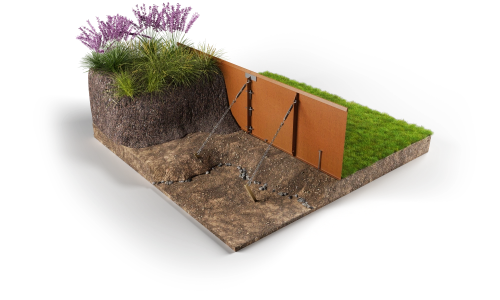 Rigidline™ Garden Edging 560mm high x 2160mm