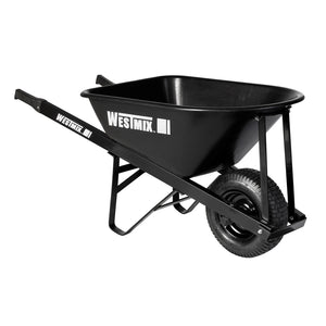 Westmix Pro Trade Poly Tray Wheelbarrow 100L 6.5" Wheel