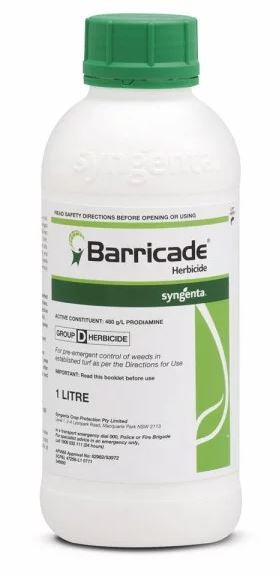 barricade liquid herbicide Barricade (480 g/L PRODIAMINE)